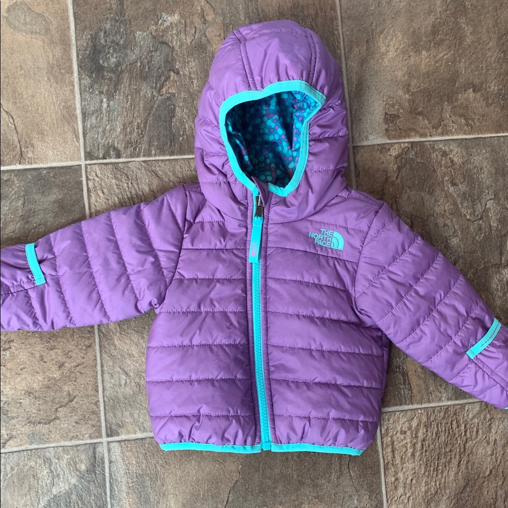 Infant north face perrito jacket 3-6 mo